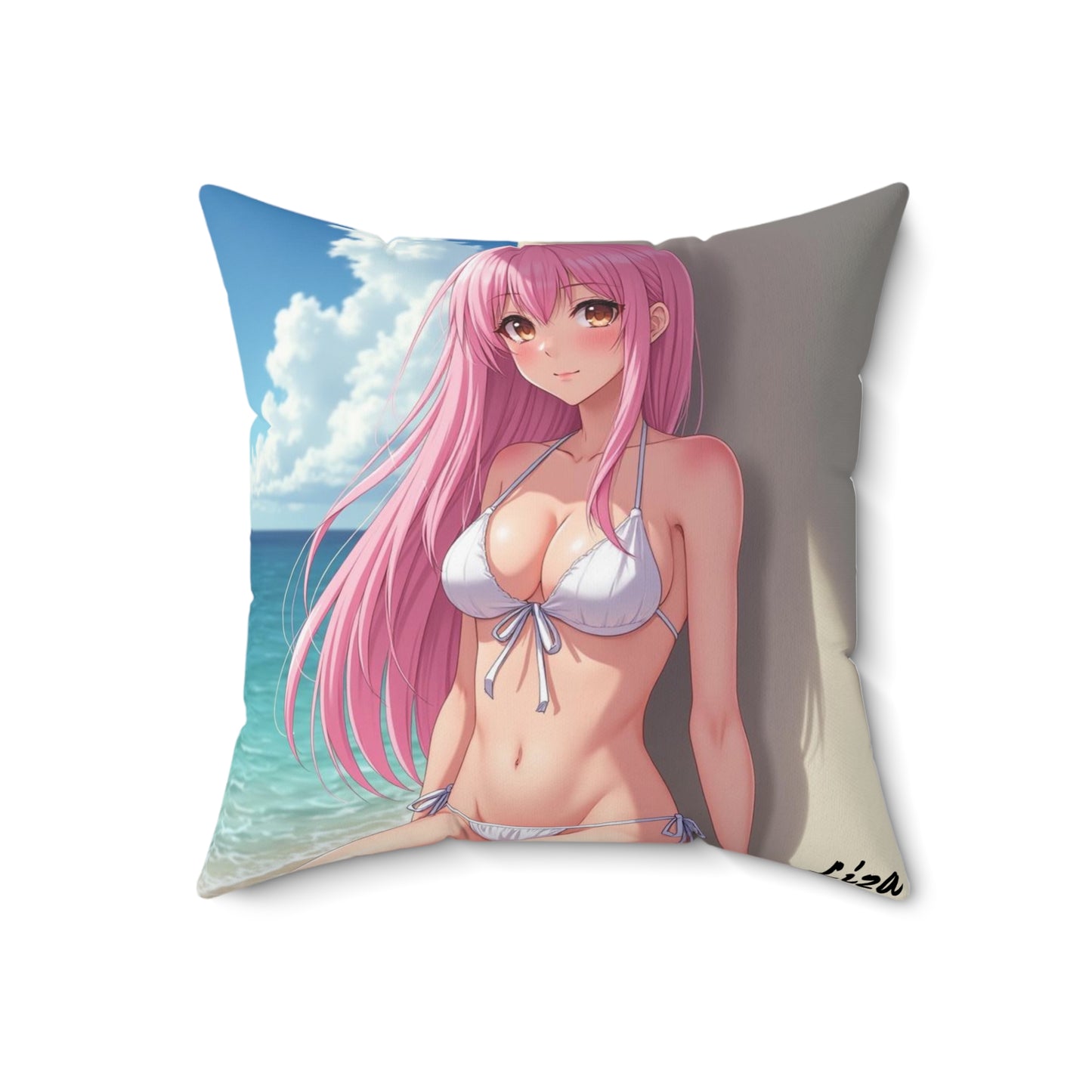 "Liza" - Tropical Beach Pillow  for Summer Vibes