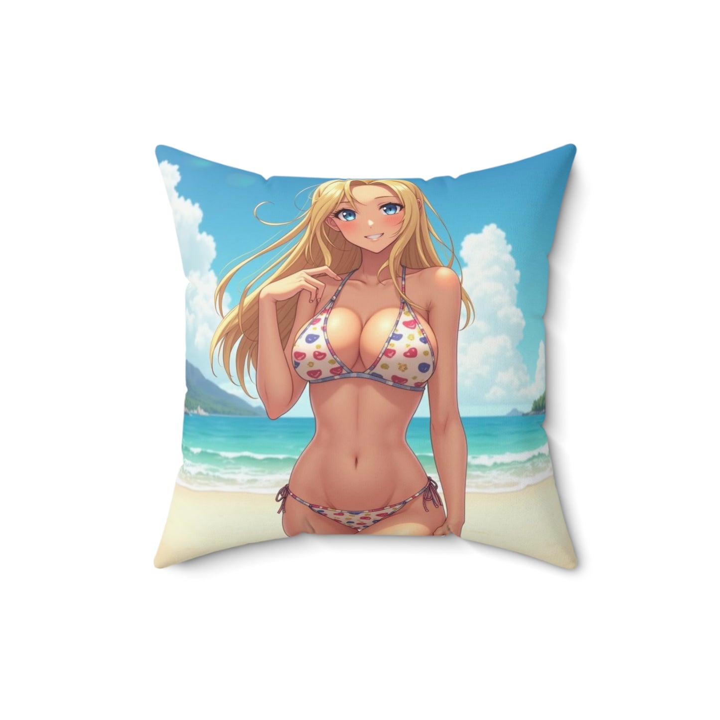 "Elke" - Tropical Beach Pillow  for Summer Vibes