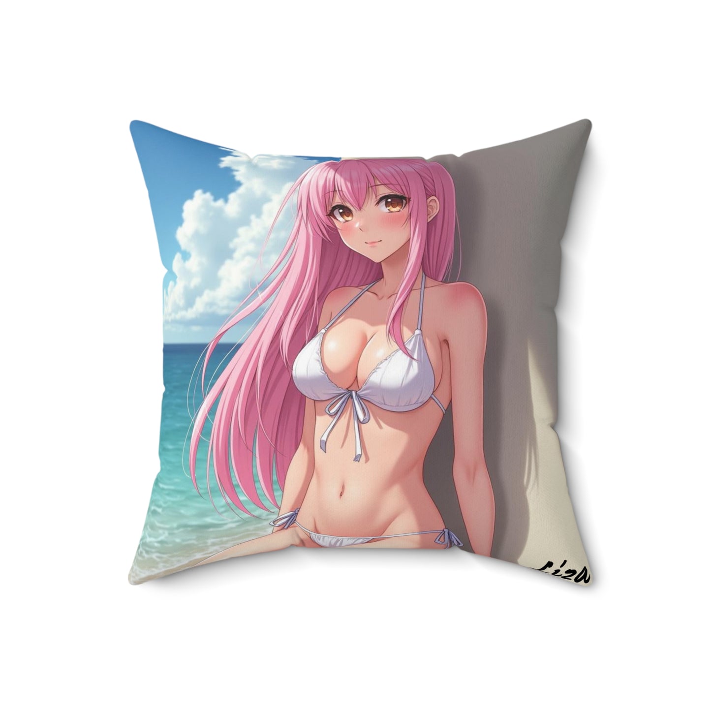 "Liza" - Tropical Beach Pillow  for Summer Vibes