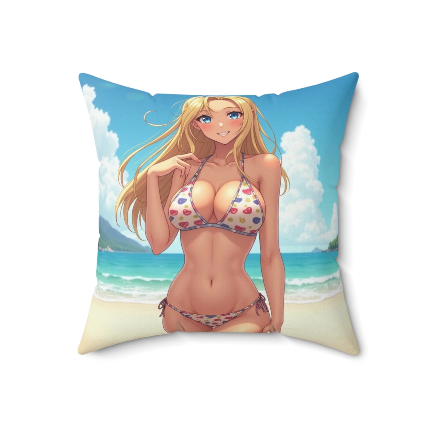 "Elke" - Tropical Beach Pillow  for Summer Vibes