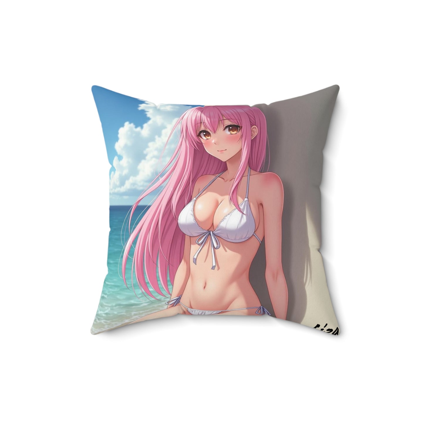 "Liza" - Tropical Beach Pillow  for Summer Vibes